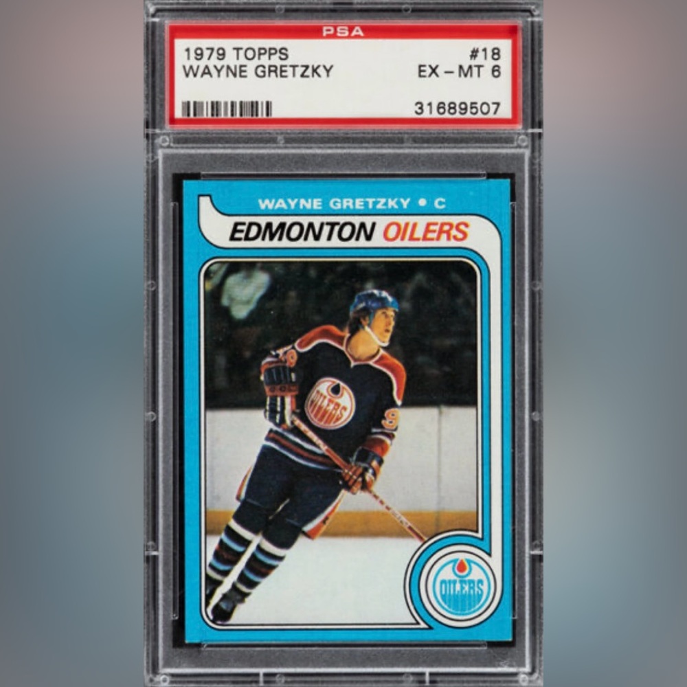 1979 Topps Wayne Gretzky PSA 6 EX - MT NHL HOF Rookie Card! GOAT W@W